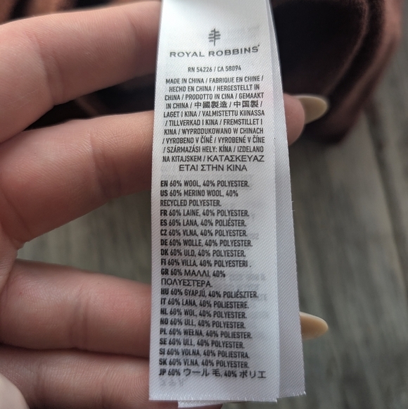 Royal Robbins Westlands Fairisle Crewneck Wool Blend Sweater Women's Small NWT - Picture 7 of 7